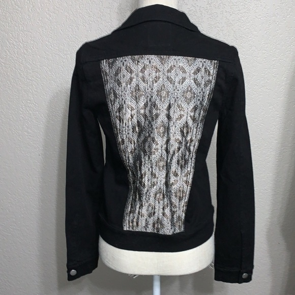 Chaser Black Denim Jacket M - Picture 3 of 12